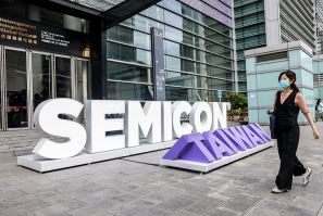 The opening day of Semicon Taiwan in Taipei